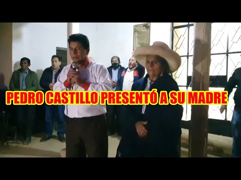 CANDIDATO PRESIDENCIAL PEDRO CASTILLO CONSIDERADO EVO MORALES DEL PERÚ EMPEZÓ CAMPAÑA EN SU TIERRA
