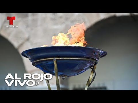 EN VIVO: La llama olímpica llega a la Acrópolis | Al Rojo Vivo | Telemundo