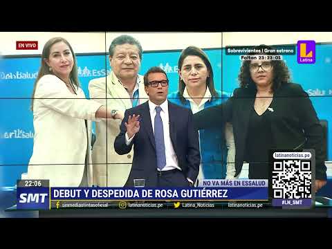 Exministra Rosa Gutiérrez duró 11 días en la presidencia ejecutiva de EsSalud