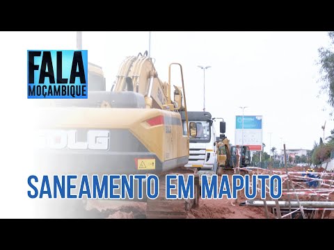 Município de Maputo investe na melhoria do escoamento das águas em muitos bairros @PortalFM24