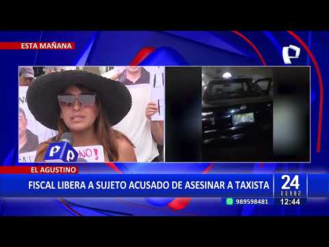 El Agustino: fiscal deja en libertad a presunto asesino de taxista