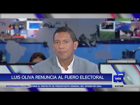 Luis Oliva, exdirector de la AIG presenta renuncia al  fuero penal electoral