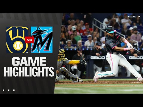 Brewers vs. Marlins Game Highlights (7/5/25) | MLB Highlights