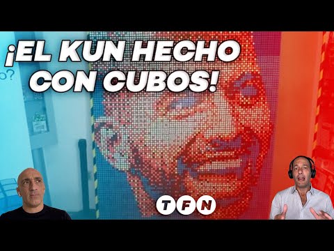 EL KUN AGÜERO HECHO CON CUBOS - Deportes #TFN
