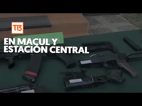 Allanamientos en domicilios de Estación Central y Macul por fabricación de armas con impresoras 3D