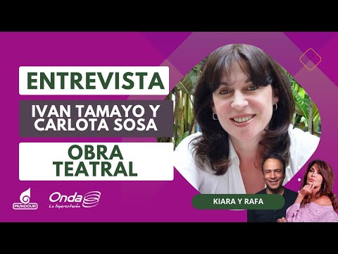 Ivan Tamayo y Carlota Sosa en obra teatral | Kiara y Rafa