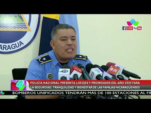 Policía Nacional presenta los ejes y prioridades del año 2020 para la seguridad y tranquilidad