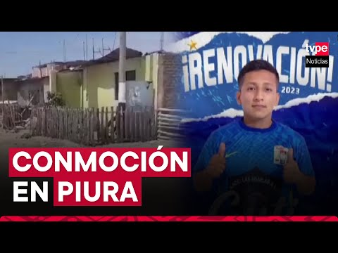 Piura: asesinan a joven futbolista tras oponerse al robo de su motocicleta