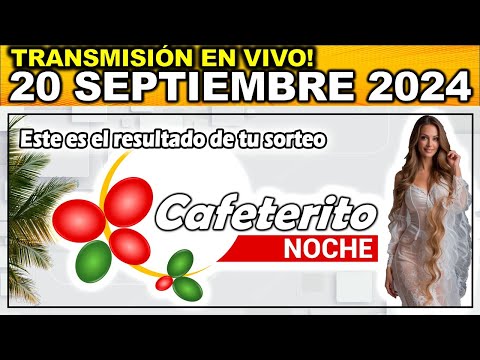 Resultado CAFETERITO NOCHE VIERNES 20 de septiembre de 2024 #chance #cafeteritonoche