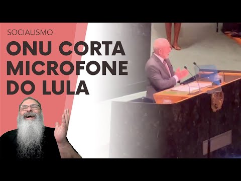 NINGUÉM AGUENTA mais a LADAINHA do PINGUÇO CORRUPTO: ONU CORTA microfone do IDIOTA SOCIALISTA LULA