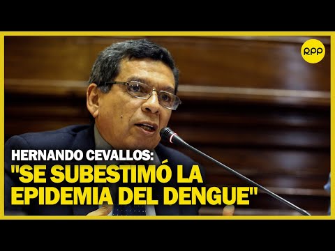 El Ministerio de salud no puede funcionar solo en Lima: Hernando Cevallos