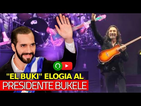 El Buki aprovecha Concierto para Elogiar al Presidente Nayib Bukele