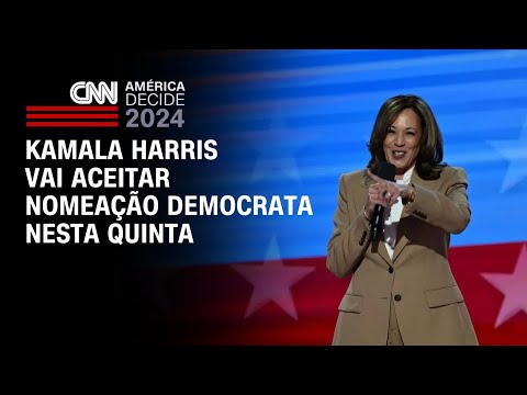 Kamala Harris vai aceitar nomeação democrata nesta quinta | CNN 360°