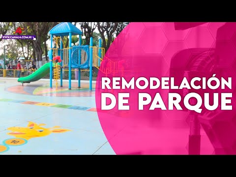 Gobierno Sandinista inaugura remodelación del parque Julio Buitrago de San Rafael del Sur