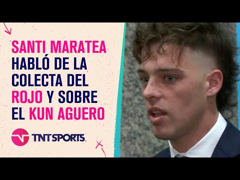 #SantiagoMaratea habló de la colecta de los hinchas de #Independiente y del #KunAguero - #TNTFútbol