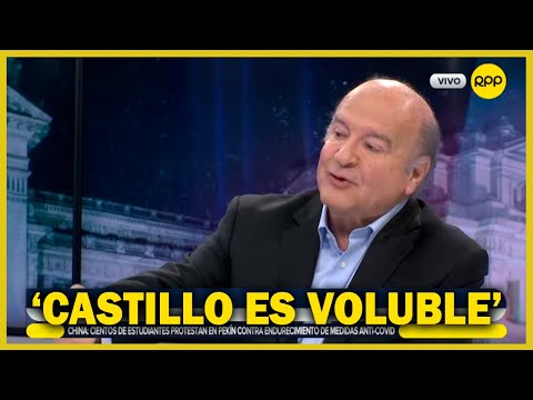 Hernando de Soto: “Pedro Castillo no va a renunciar, hay que sacarlo”