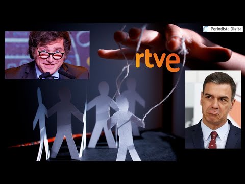 Así manipuló la RTVE de Sánchez el vídeo del recibimiento popular a Milei para meter abucheos