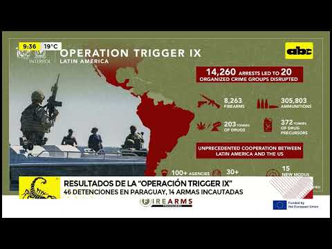 Operación de Interpol por armas en Latinoamérica