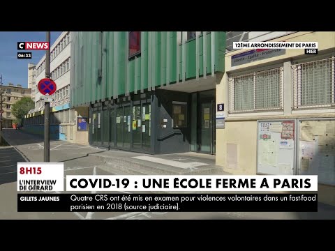 Covid-19 : une école ferme à Paris