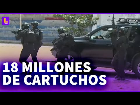 Policía de Ecuador recibe 18 millones de cartuchos para enfrentar la violencia del narcotráfico
