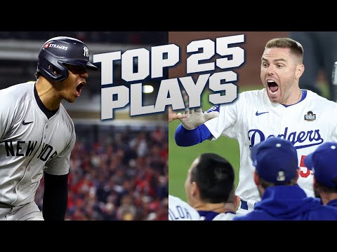 TOP 25 Plays of the Postseason (Ft. Freddie, Shohei, Judge, Soto, Stanton, Alonso AND MORE!)