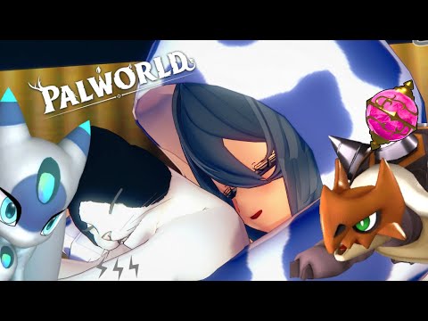 【パルワールド】武器を色々試してみよう！【新人VTuber】