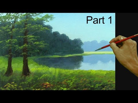 How To Paint Basic Landscape In Acrylic, How To Paint Realistic Landscapes In Acrylic