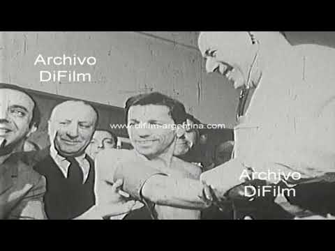 Horacio Accavallo - Hiroyuki Ebihara pesaje antes de la pelea 1967
