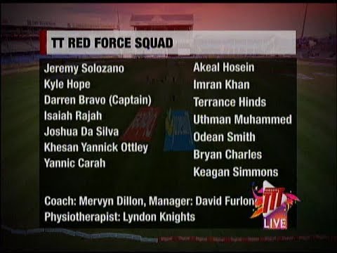 SPORT: Red Force Squad Named For Regional Four-Day Tournament