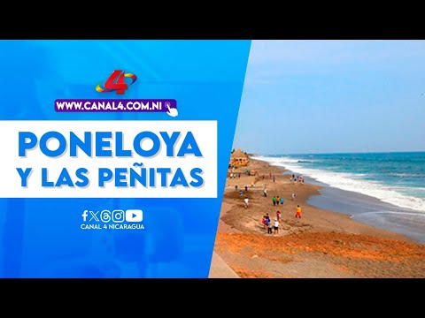 Familias disfrutan vacaciones de Semana Santa en las playas de Poneloya y Las Peñitas