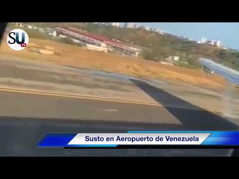 Avión de Láser en Venezuela estuvo a punto de despegar con gran fuga de combustible en una ala
