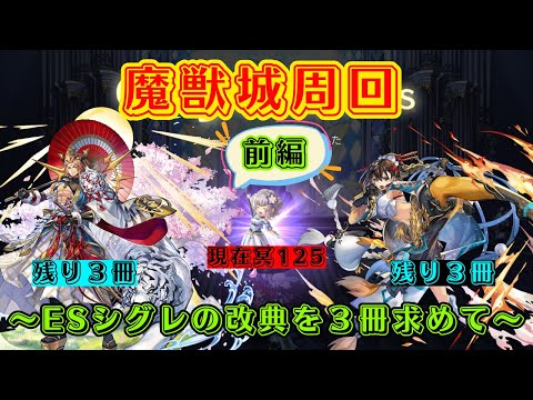 【アナザーエデン】アメノムラクモの改典を３冊求めて魔獣城周回！！前編