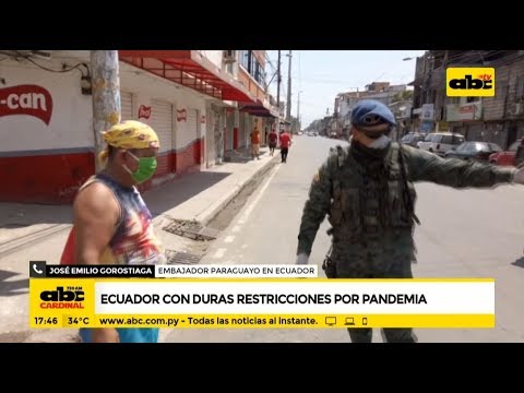 Ecuador con duras restricciones ante pandemia