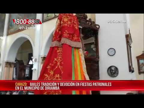 Realizan simbólico tope chiquito en honor a San Sebastián en Diriamba - Nicaragua