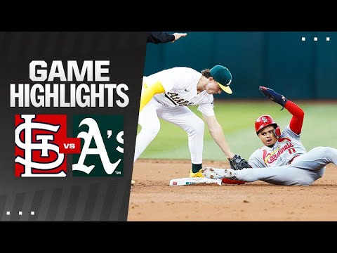 Cardinals vs. As Game Highlights (4/16/24) | MLB Highlights