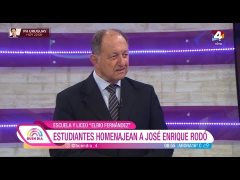 Buen Día - Estudiantes homenajean a José Enrique Rodó