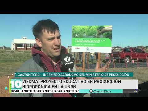 Proyecto educativo en producción hidropónica en la UNRN