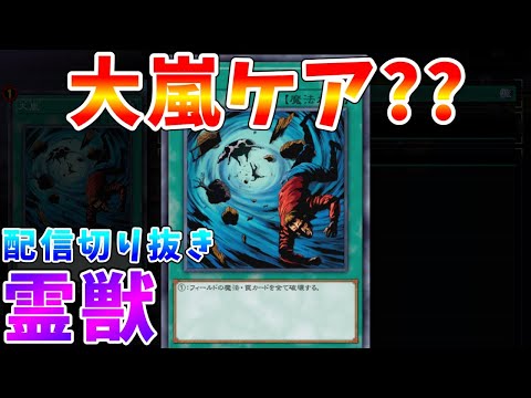 【#遊戯王マスターデュエル】配信切り抜き　これが大嵐ケア？？　天盃龍と対戦した時に偶然できた意外なケア方法　【#ゆっくりクロト】