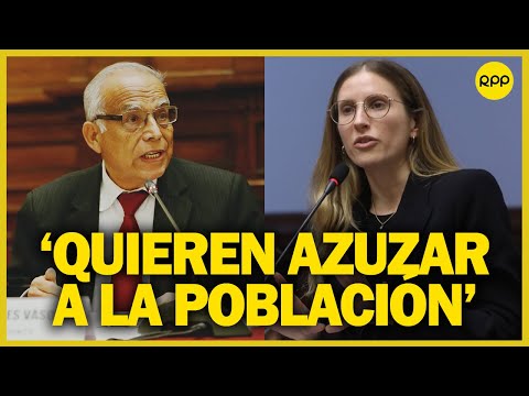 Adriana Tudela sobre Aníbal Torres: La intención es generar rechazo al Congreso