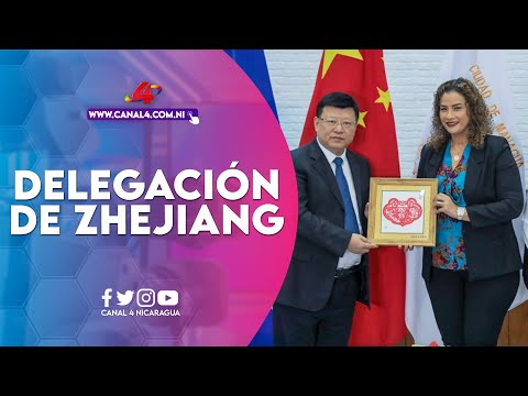 Autoridades de la Alcaldía de Managua reciben a delegación de la provincia china de Zhejiang