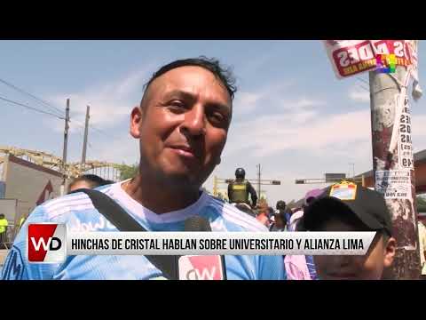 Willax Deportes - ABR 07 - HINCHAS DE CRISTAL HABLAN SOBRE UNIVERSITARIO Y ALIANZA LIMA | Willax