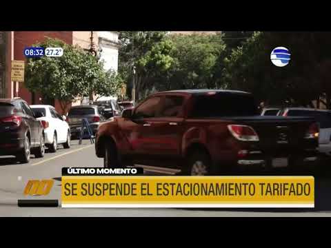 Suspenden estacionamiento tarifado en Asunción