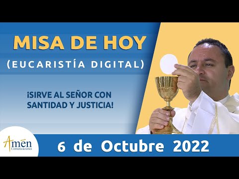 Misa de Hoy Jueves 06 de Octubre 2022 l Eucaristía Digital l Padre Carlos Yepes l Católica l Dios