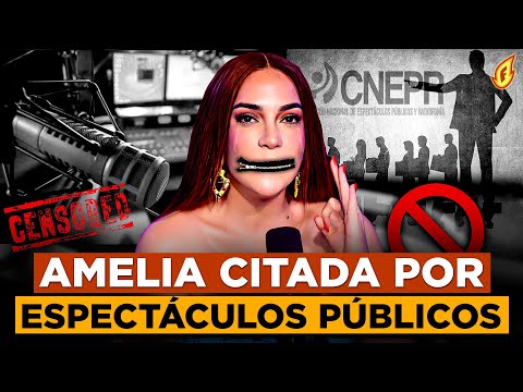 AMELIA ALCANTARA ADVIERTE LA QUIEREN SILENCIAR: CITADA POR ESPECTÁCULOS PÚBLICOS “NO A LA CENSURA”