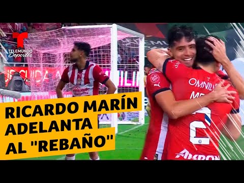 Gol de Ricardo Marín: Chivas se pone al frente nuevamente | Telemundo Deportes