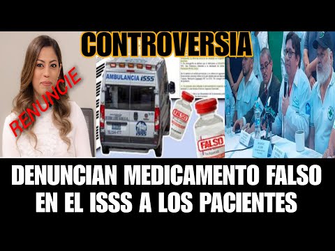 DENUNCIAN MEDICAMENTO FALSO EN EL ISSS Y PIDEN RENUNCIA LA DIRECTORA MONICA AYALA!