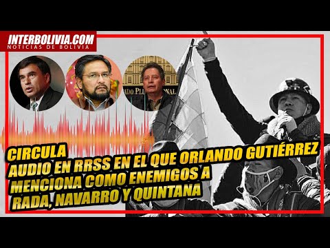 ? AUDIO en RRSS: ORLANDO GUTIERREZ asegura tener grandes diferencias con Rada, Navarro y Quintana ?