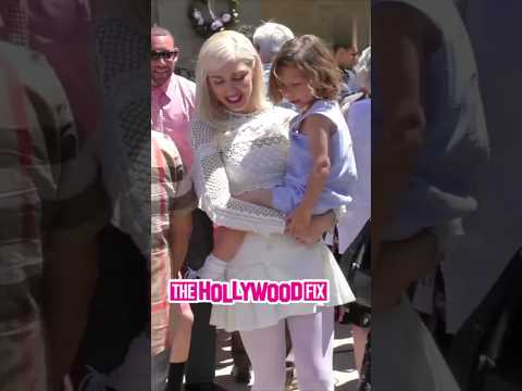 Gwen Stefani Gives Angelic Vibes In All White For Church With The Family In Los Angeles, CA