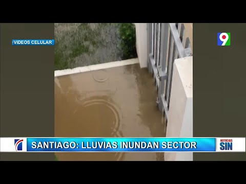 Santiago: lluvias inundan urbanización Villa María| Primera Emisión SIN