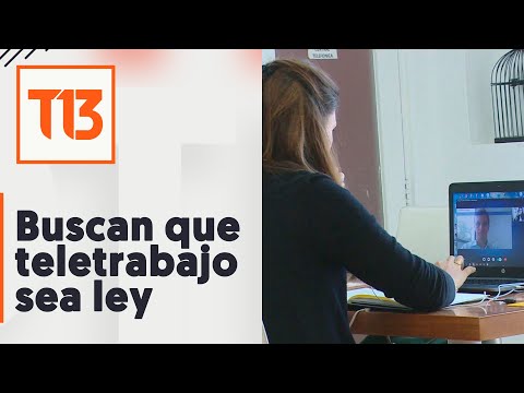 Proyecto busca que Teletrabajo sea ley para personas cuidadoras
